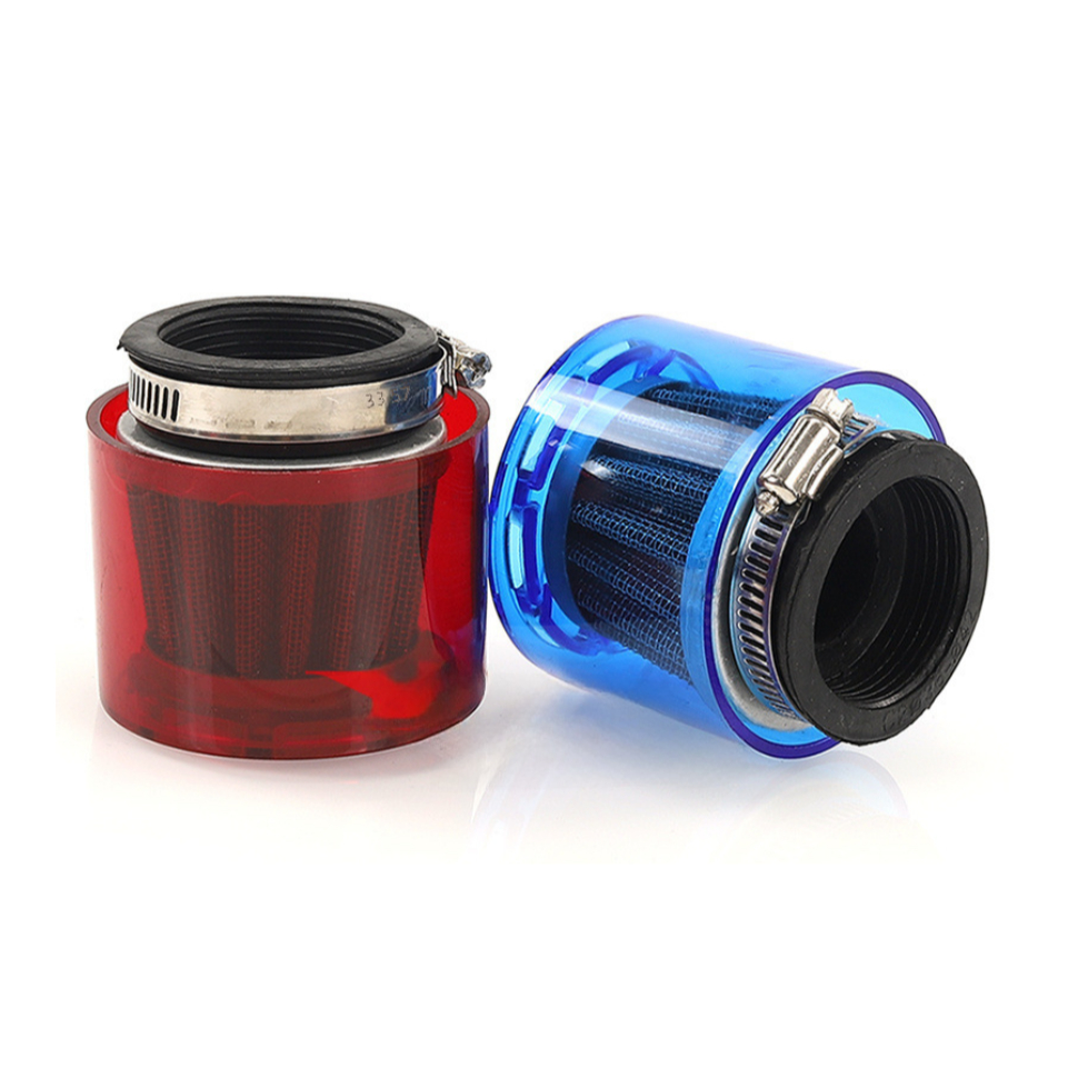 Filtro Ar Esportivo Moto 45mm 35mm Prova D'agua Honda CG 125, CG 150, Bros 150, Yamaha rd 125, rd 135 trilha motocross