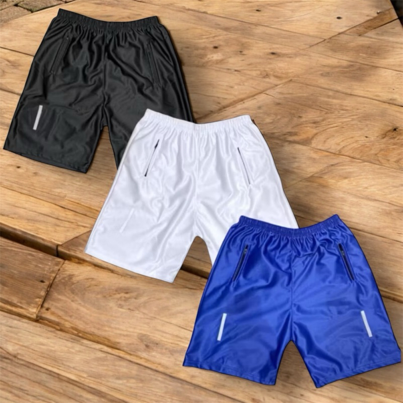 KIT 3, 2, 1 BERMUDA REFLETIVA ESPORTIVA COM ZÍPER NO BOLSO LANÇAMENTO 🚀 em Oferta na Shopee