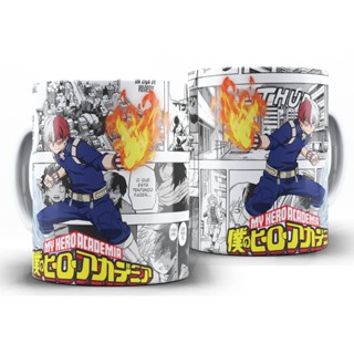 Caneca Anime Mangá - Boku no Hero Academia - Shoto Todoroki #1 em Oferta na Shopee