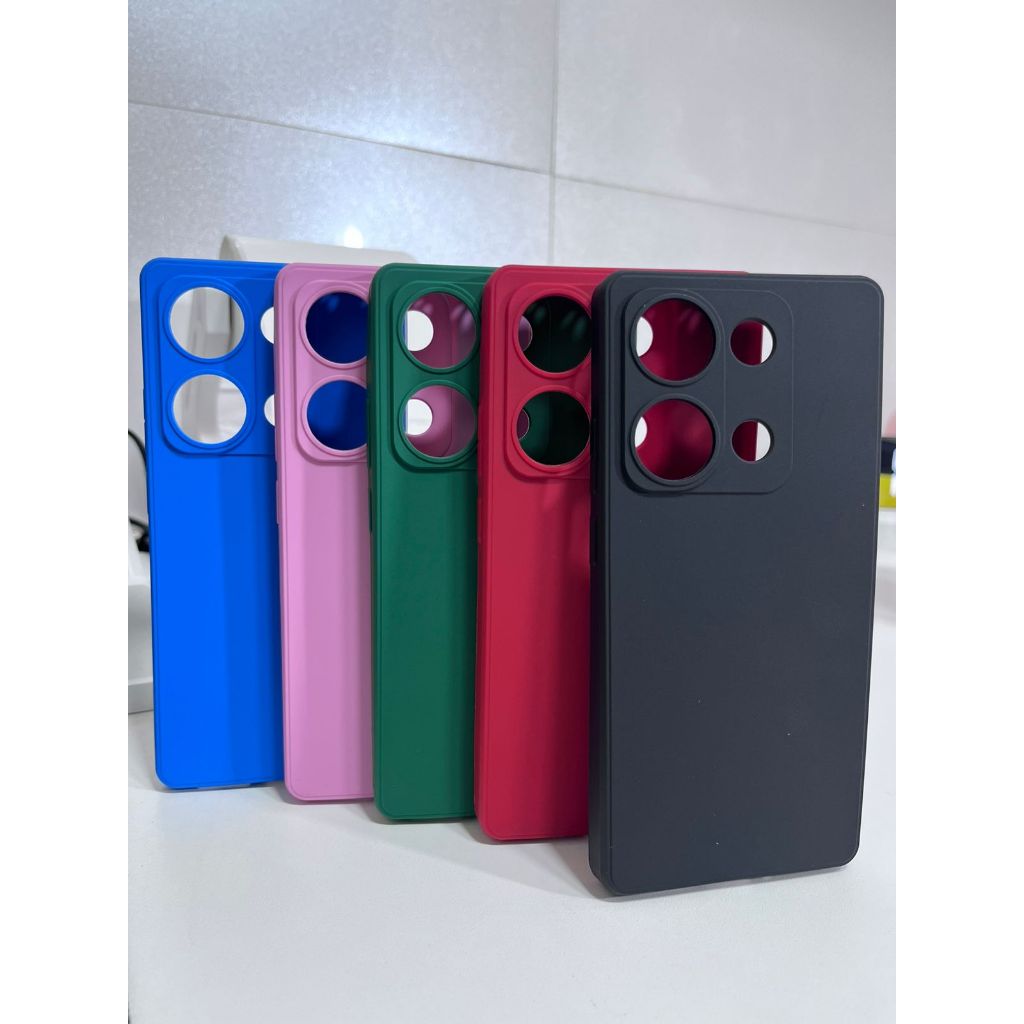 Capa Capinha Redmi 13C 5G / Poco de silicone Aveludada