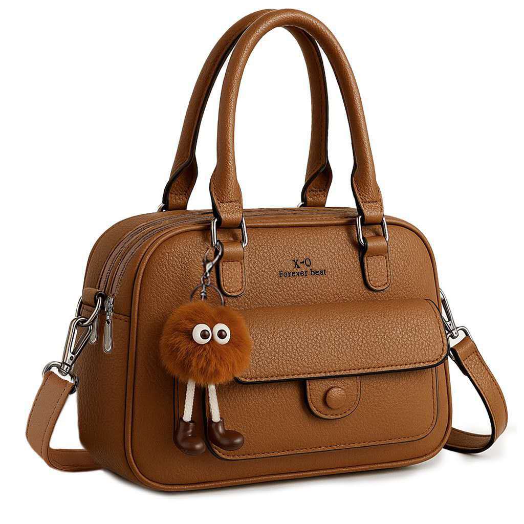 Bolsa Feminina Com Alça Lateral Transversal Faixa de Mão de Couro GH418#