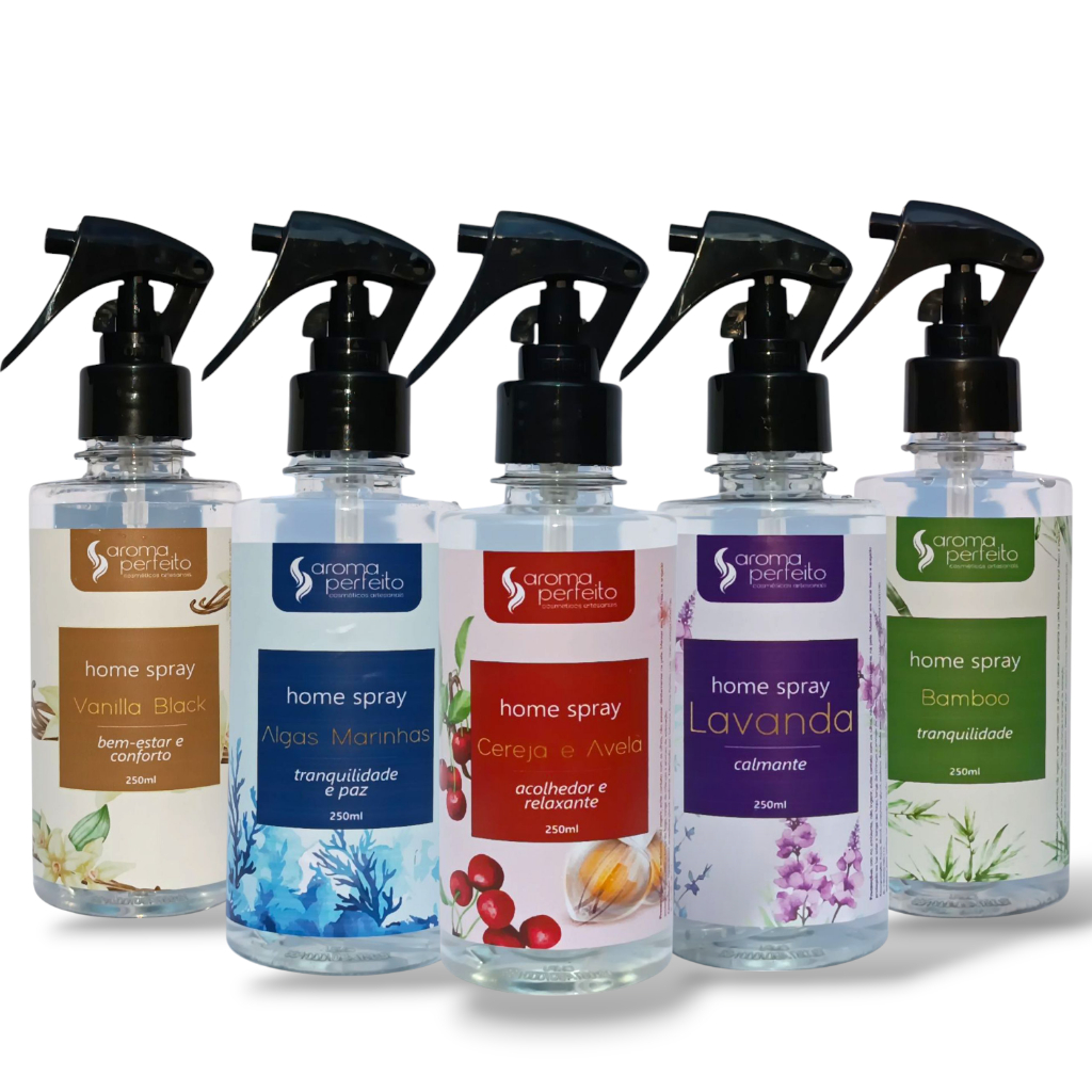 Aromatizador de Ambiente, Home Spray, Cheirinho de loja, Água de lenções, Água perfumada 250ml