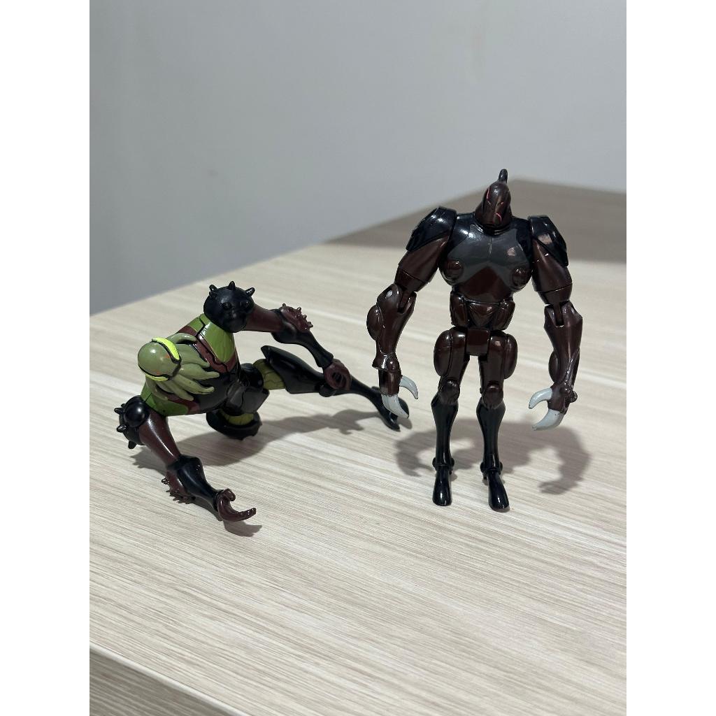 Boneco Vilgax e Six Six Ben 10 Clássico Original Bandai Usado