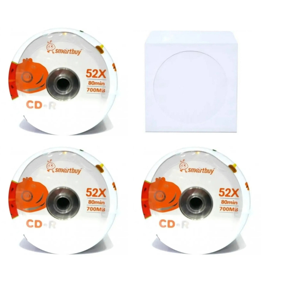 Kit com 15 CD-R Smartbuy + Envelopes | Ideal para Jogos de PS1, Backup e Músicas