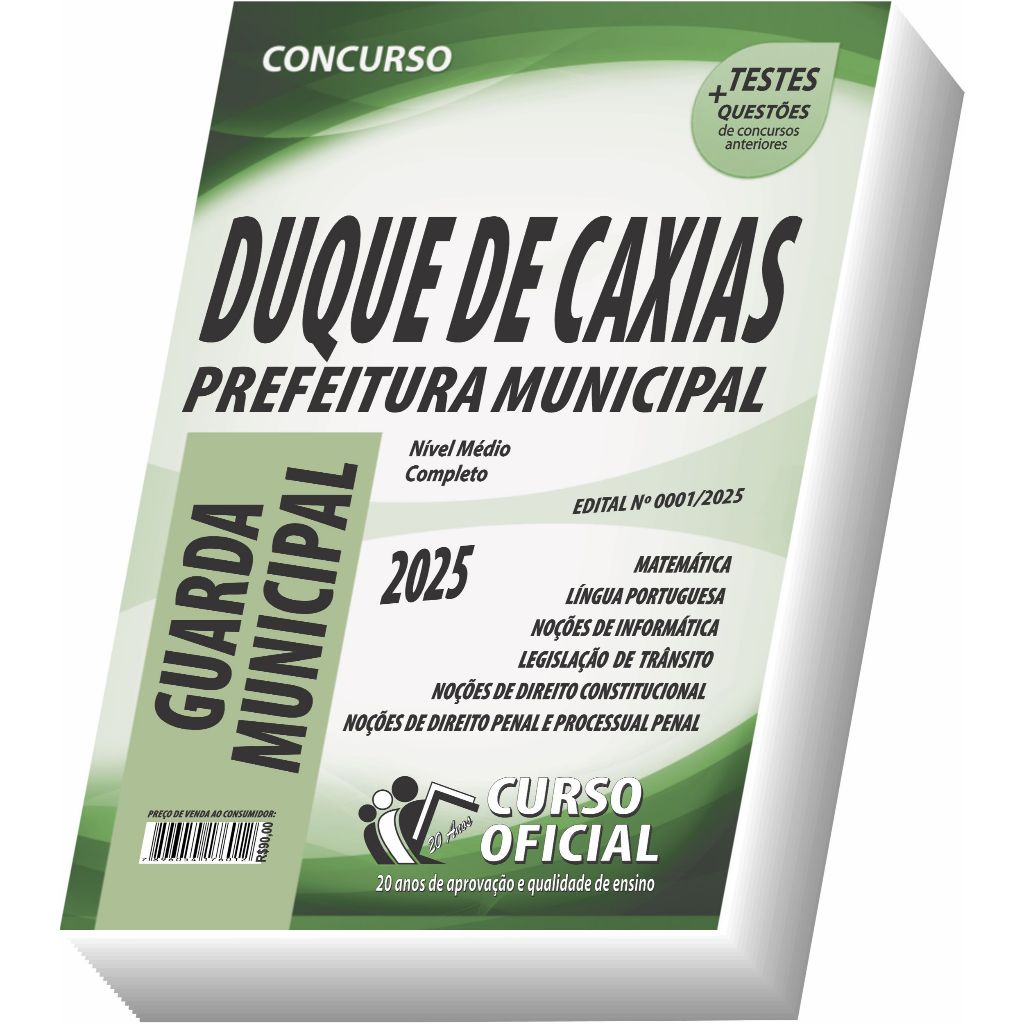 Apostila Prefeitura de Duque de Caxias - RJ - Guarda Municipal