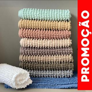 Tapete porta/banheio antiderapante peludo macio shaggy 60x40 Cm (Varias Cores) Promocao em Oferta na Shopee