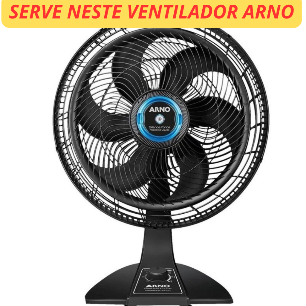 Botão Pino de Oscilação Ventilador Arno 40cm Original - VF40 / VF41 / VF49 / VF55 / VU40 / VU41 / VD40 / VD55