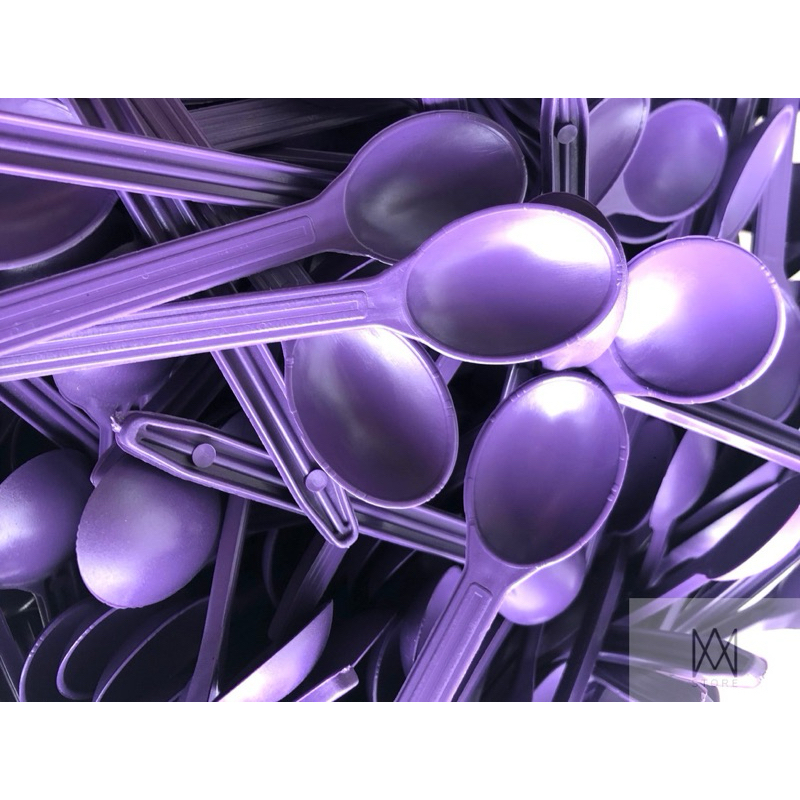 300 a 1.000 Mil Colheres Roxa para açaí e sorvetes