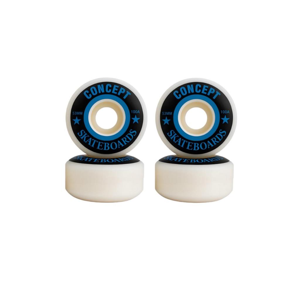 Roda skate profissional 55mm 100A  - Concept skateboard