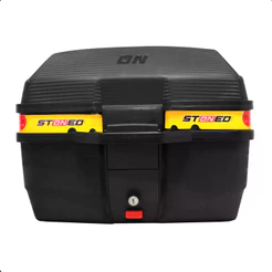 Bau Moto Bauleto Stoned 35 Litros C/ Base Universal Traseiro