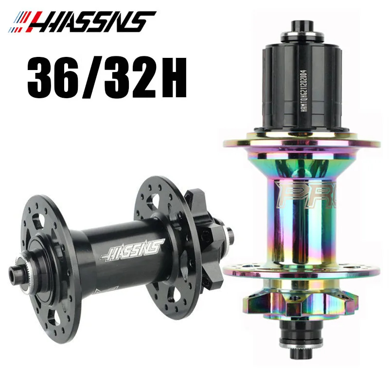 HASSNS PRO7 MTB Hub 6 Pawls 120Som 32 36 Furos Para Mountain bike HG Compatível Com 7-12 Velocidades