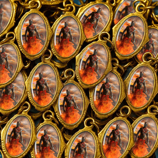 100 Medalhas de Xangô Douradas — Orixá da Justiça, Umbanda, Candomblé, Atacado, Lembrancinhas em Oferta na Shopee