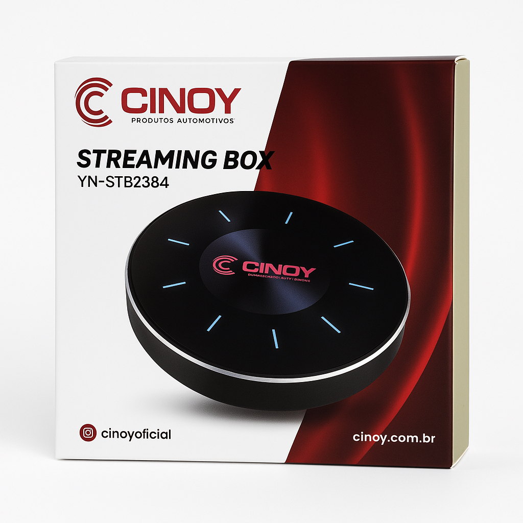 Streaming Box Cinoy Para Carros Com Sistema Carplay