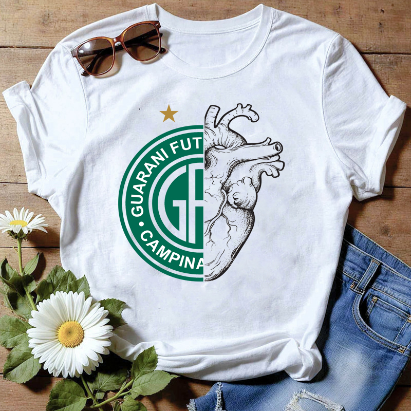 Camisa Camiseta Unissex Guarani Coração  Adulto e Infantil !!