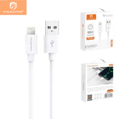 H'maston HB16 Cabo Usb 6A Dados 2Tipo C/Usb-c Para Lightning Cabo Usb rápido eficiente 1 Metro