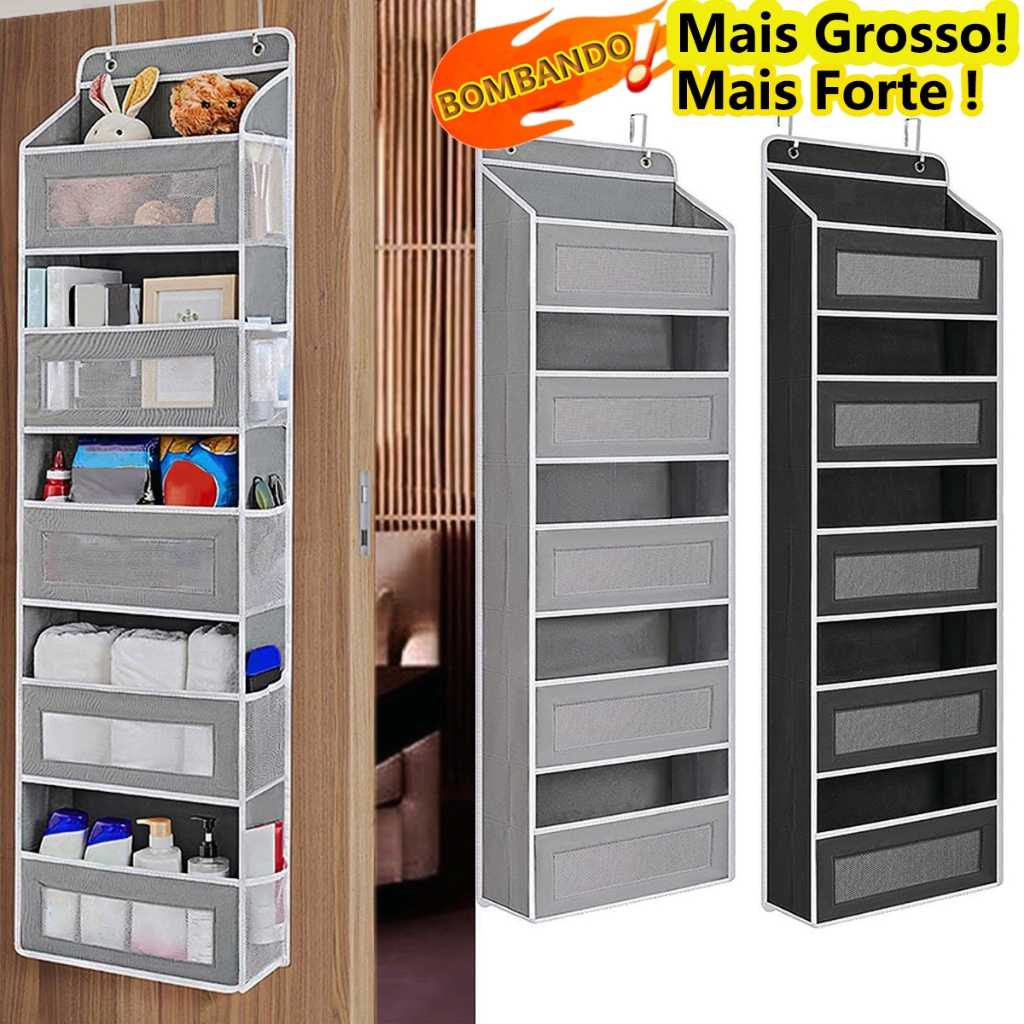 Sobre Porta Organizador De Grande Dobrável Para Brinquedos Artigos De Bebê Organizador Suspenso Multiuso 5 Prateleiras
