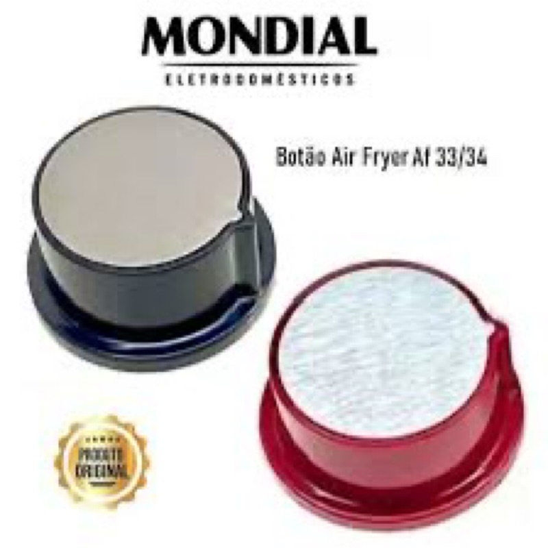 Botão Knob Timer e Temperatura Air Fryer Mondial AF-33 AF-34 AF33 AF34 Original