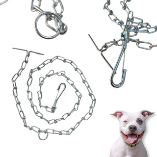 Corrente para cachorro reforçada resistente 1,5m em Oferta na Shopee