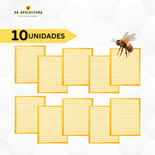 Tela Excluidora Abelha Rainha Kit 10 Un Resistente Apicultura Colmeia Controle Apicultor em Oferta na Shopee