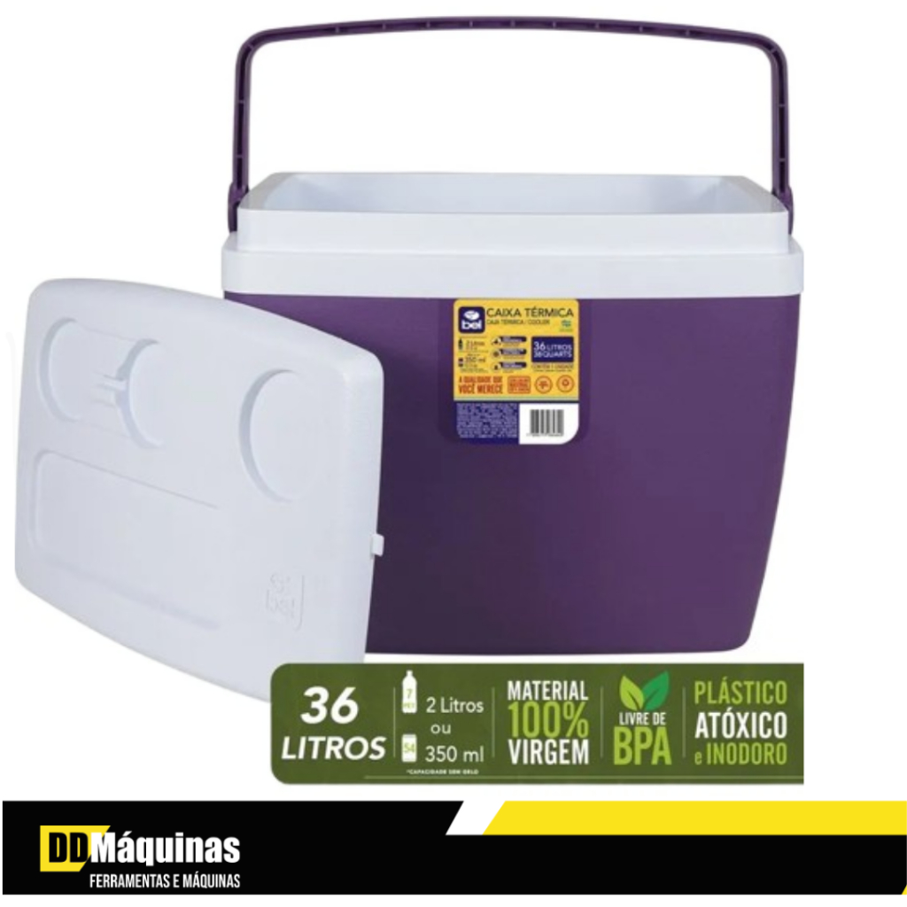 Caixa Térmica 36 Litros Açaí - Bel - Home & Living