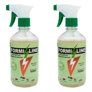 2 Formiline Spray 500ml Ação por Contato Eficaz contra Formigas Pulgas Carrapato Barata Aranha Cupim em Oferta na Shopee