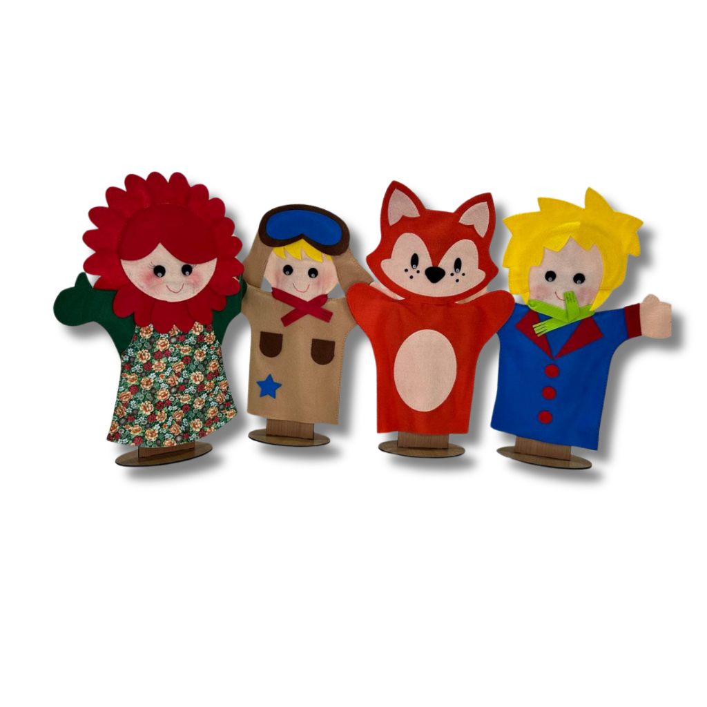 Fantoche Pequeno Principe Em Feltro em Oferta na Shopee