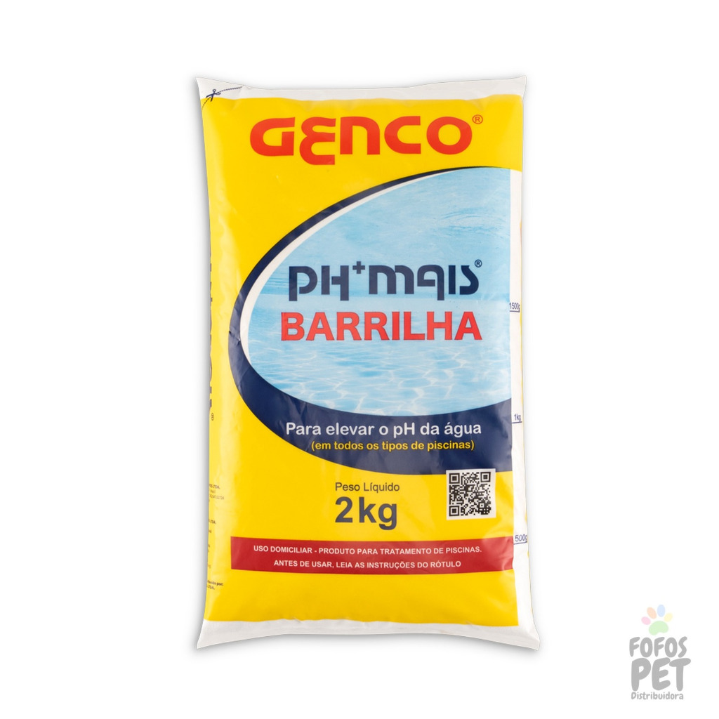 ELEVADOR DE PH BARRILHA PH + GENCO 2KG PISCINA em Oferta na Shopee