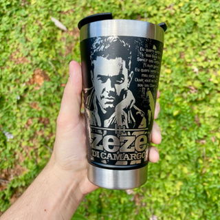 Copo Térmico Zezé Di Camargo Personalização em 360 Graus 473 ML Personalizado Time em Oferta na Shopee