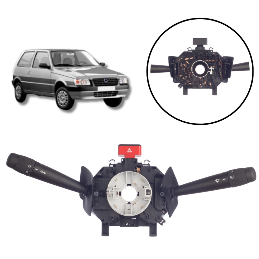 CHAVE DE SETA FIAT UNO 2003/2010 COM LIMPADOR TRASEIRO em Oferta na Shopee