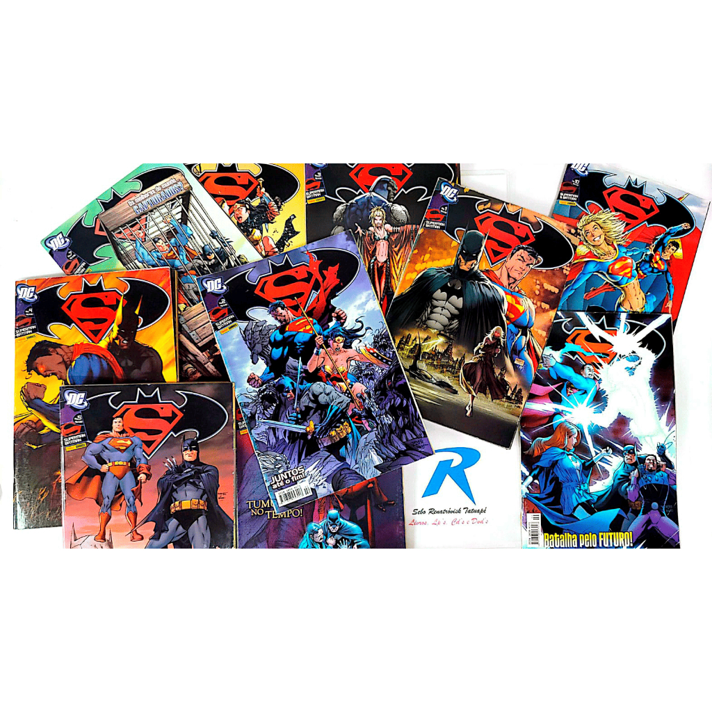 Coleção - Superman & Batman - 10 Volumes - Editora: DC Comics / Panini Comics - Formato Americano