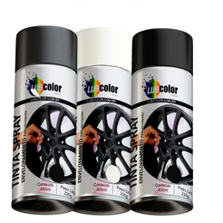 Tinta Película Spray Líquida Envelopamento Vários Modelos Cores Para Rodas Calotas Automotivo