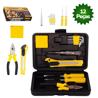 Kit Ferramentas Maleta com 12 Peças Multiuso Resistente em Oferta na Shopee