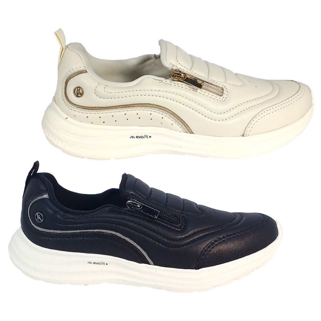Tenis Kolosh Casual Confort Dia a Dia Caminhada Almeria Feminino E0295 em Oferta na Shopee