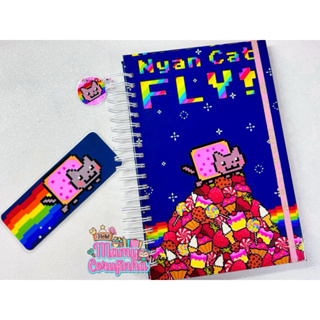 Caderno 1 matéria Nyan Cat em Oferta na Shopee