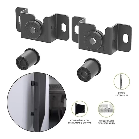 Suporte para TV Universal Fixo Smart LED  LCD 4K Parede Painel  32 40 42 50 55 60 75 82 100 Polegada