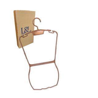 10 Cabide Silhueta Adulto Rose Gold Resistente. Promoção em Oferta na Shopee