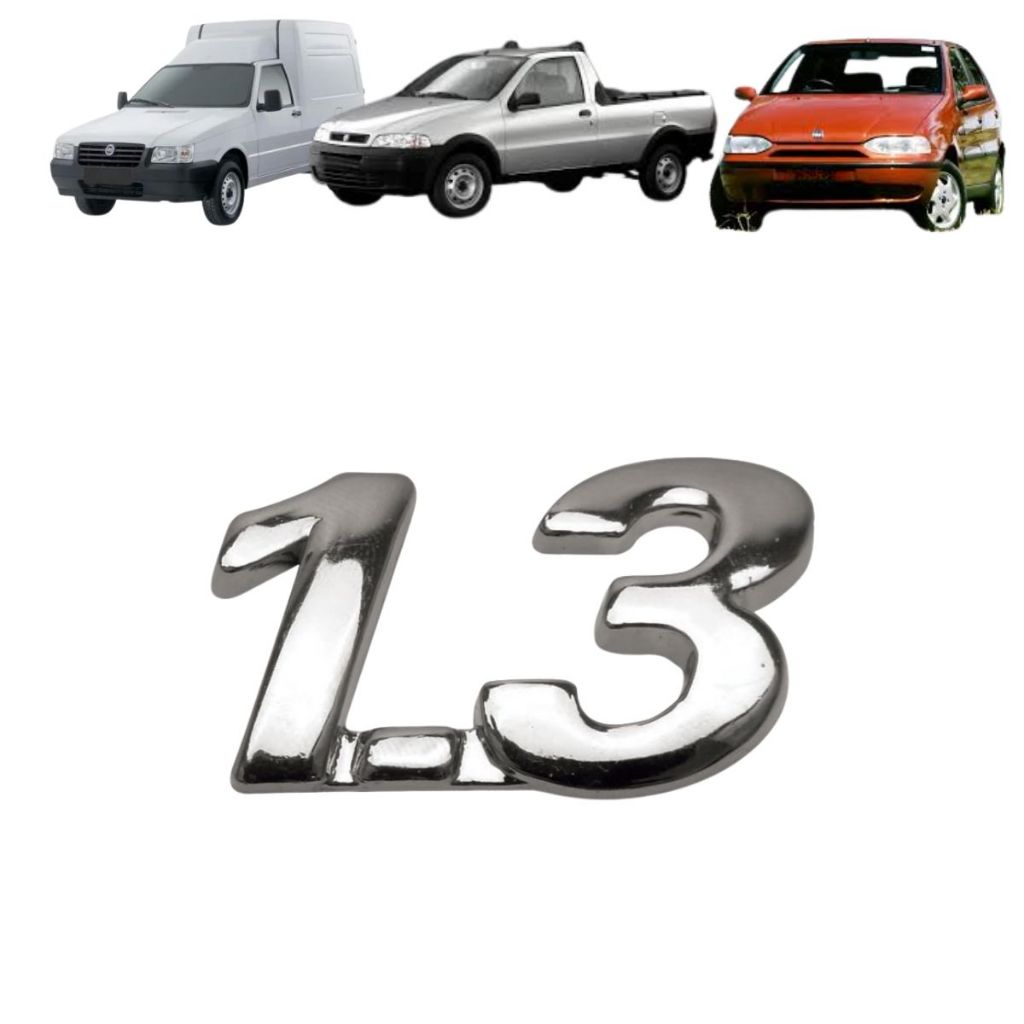 EMBLEMA 1.3 da Fiat – FIORINO 88/97 PALIO 03/05 STRADA 03/05 SIENA 00/05 WEKEEND 00/05 em Oferta na Shopee