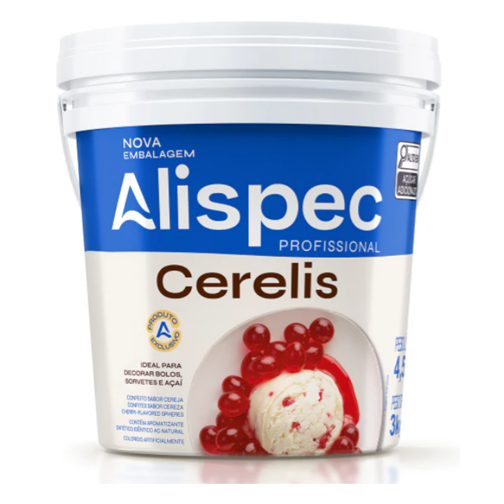 Cereja em Calda comestível artificial Cerelis 4,5kg em Oferta na Shopee
