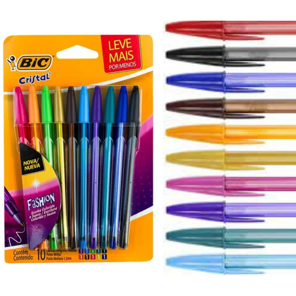 Canetas Bic 12 Cores: Onde Comprar | BuscaProdutos