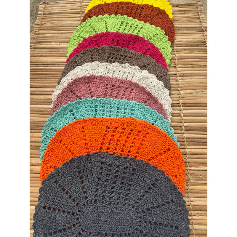 Tapete Crochê - Par Oval em Oferta na Shopee