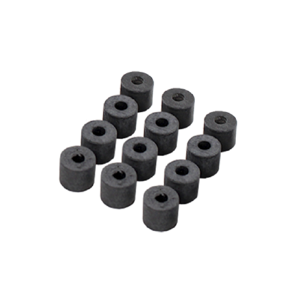 Kit 12 Revestimentos Pino Flange Preto Borracha Liquidificador Industrial Skymsen