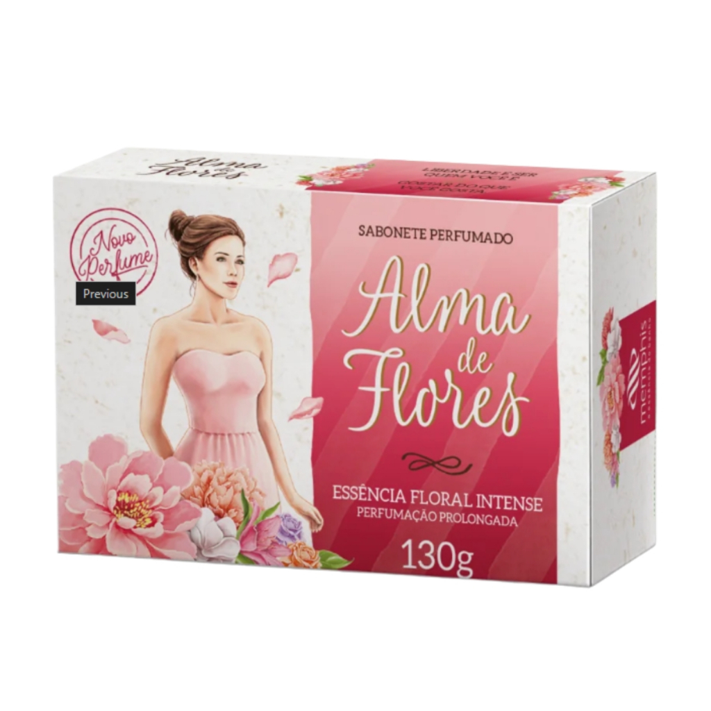 Sabonete Perfumado Intense 130g Alma de Flores