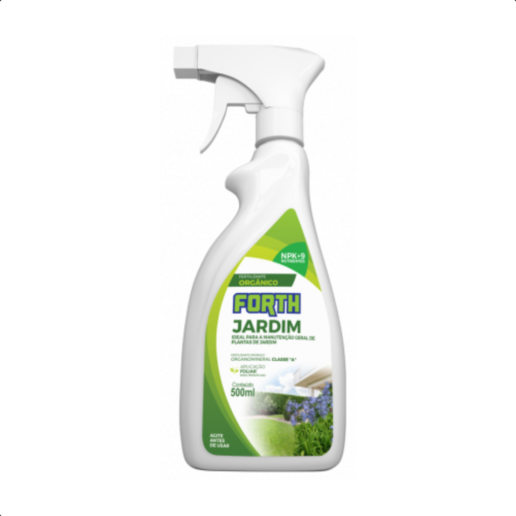 Adubo Fertilizante Orgânico Forth Jardim 500ml Pronto Uso Crescimento Manutenção NPK