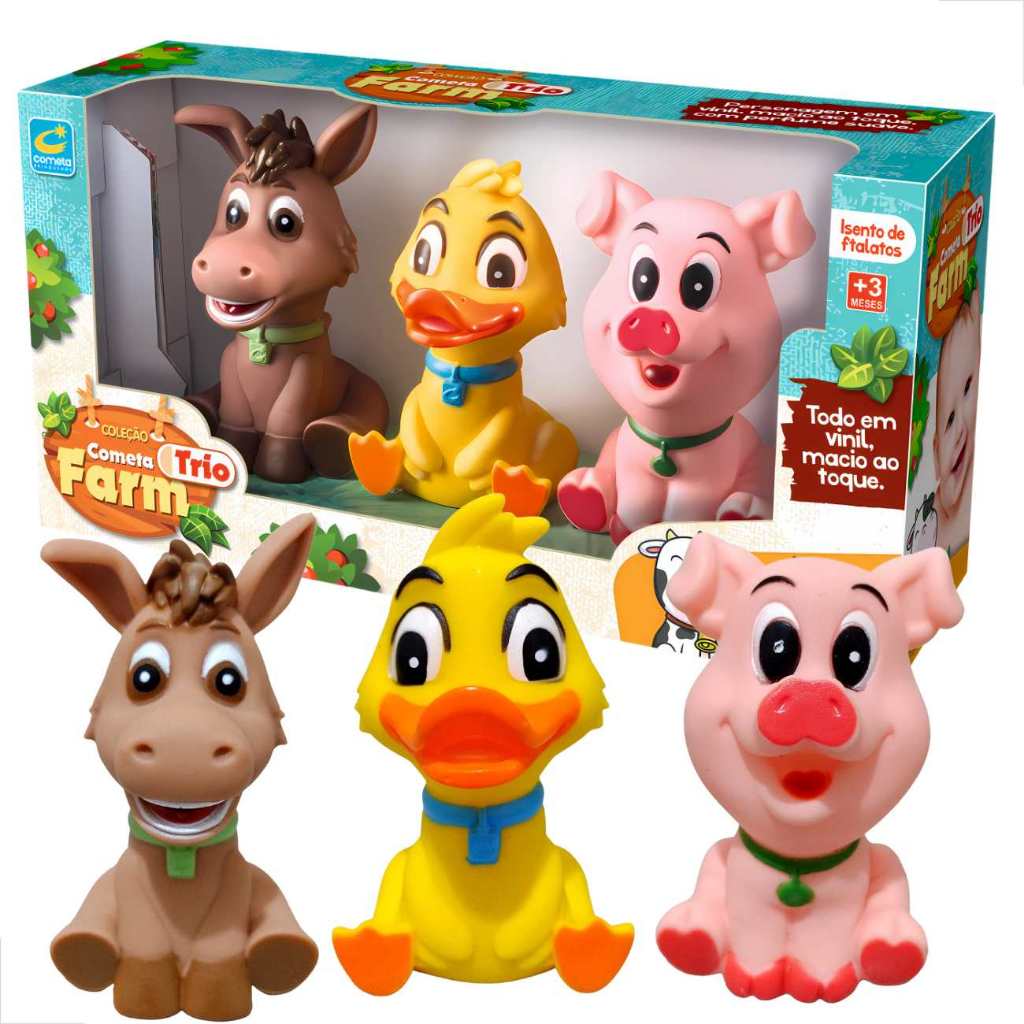 Brinquedo Animais da Fazenda Infantil