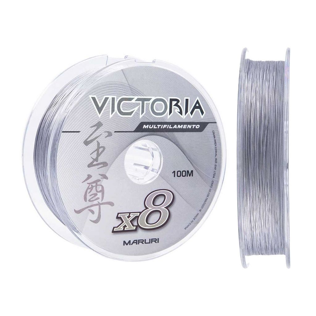 Linha Multifilamento Victoria 8x 100m Cinza - Maruri em Oferta na Shopee