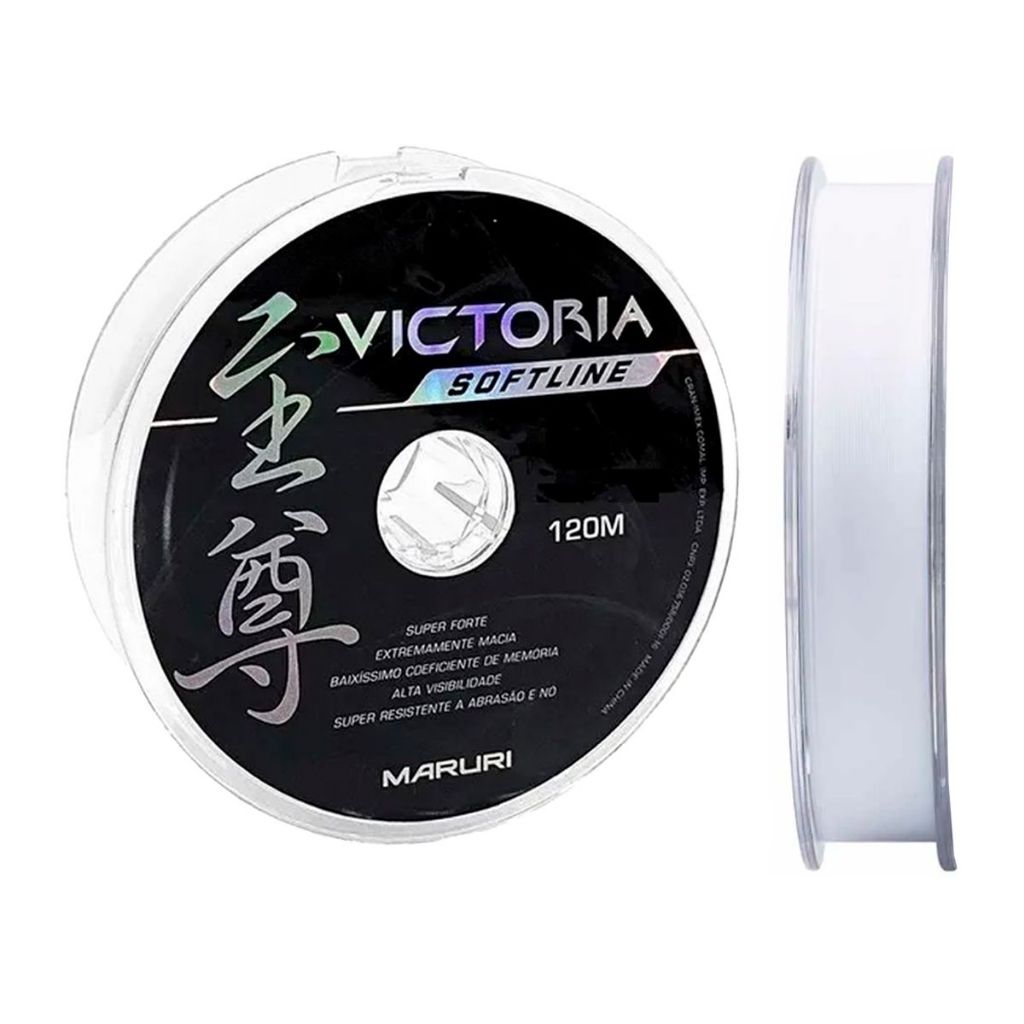 Linha Monofilamento Victoria Soft 120mts - Maruri 0,40mm em Oferta na Shopee