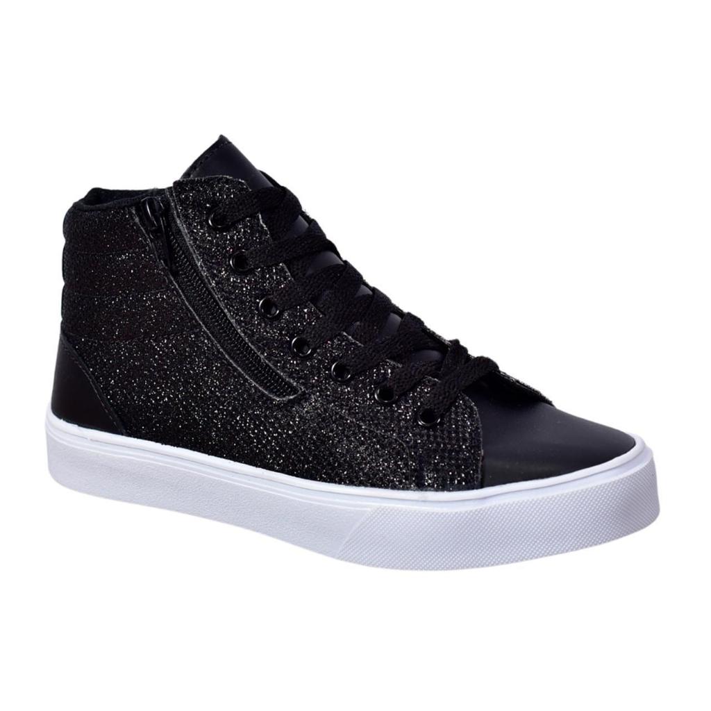 Bota Feminino Infanto Juvenil e Adulto Gliter Promoção Cano Médio