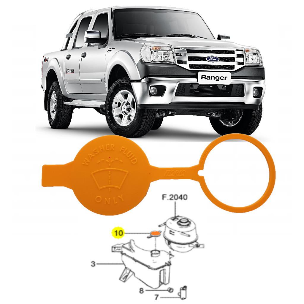 Tampa Reservatorio DE Agua DO  Para-brisa Ford Ranger 1998 A 2012