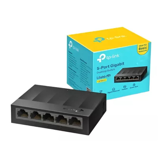 Switch Gigabit De Mesa 5 Portas Fonte Brasil