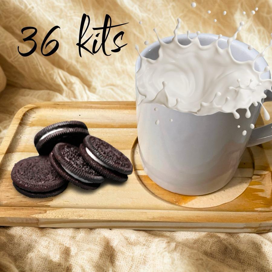 Kit Xicara Caneca com Pires Madeira Servir Cafe com bolachas Doces Premium